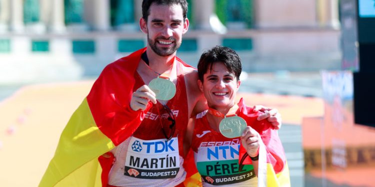 La granadina María Pérez logra un doblete histórico en el Mundial de Atletismo 1 La granadina María Pérez logra un doblete histórico en el Mundial de Atletismo